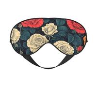 Masque de sommeil pour les yeux bloquant la lumière Masque de sommeil avec sangle réglable pour le sommeil, ombre à paupières occultante pour yoga, sieste, voyage, quart de travail