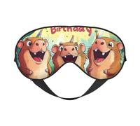 Masque de sommeil pour les yeux bloquant la lumière Masque de sommeil avec sangle réglable pour le sommeil, ombre à paupières occultante pour yoga, sieste, voyage, quart de travail