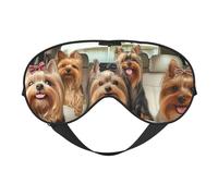 Masque de sommeil pour les yeux bloquant la lumière Masque de sommeil avec sangle réglable pour le sommeil, ombre à paupières occultante pour yoga, sieste, voyage, quart de travail