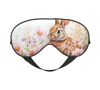 Masque de sommeil pour les yeux bloquant la lumière Masque de sommeil avec sangle réglable pour le sommeil, ombre à paupières occultante pour yoga, sieste, voyage, quart de travail