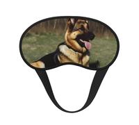 Masque de sommeil pour les yeux de berger allemand doux et confortable avec sangle réglable occultante pour femmes, filles, hommes, voyage, yoga, sieste, travail