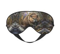 Masque de sommeil pour les yeux de castor pour dormir, masque de sommeil bloquant parfaitement la lumière pour les femmes et les hommes, bandeau doux et confortable pour les voyages