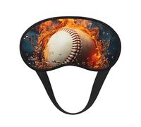 Masque de sommeil pour les yeux en forme de balle de baseball pour homme et femme - Doux et confortable - Pour voyage, yoga, sieste, travail