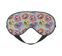 Masque de sommeil pour les yeux en forme de loutre de mer mignon avec sangle réglable, bloquant les lumières, cache-yeux doux et respirant, masque de sommeil pour hommes et femmes, motif 32