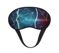 Masque de sommeil pour les yeux en soie avec sangle élastique super douce - Formule de formes, théorie de mathéorie, cours de mathématiques, bandeau occultant pour les yeux de nuit pour homme et femme