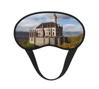 Masque de sommeil pour les yeux en soie avec sangle élastique super douce - Monuments historiques de l'Arménie - Bandeau occultant pour les yeux - Pour homme et femme - Pour voyage