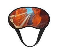Masque de sommeil pour les yeux en soie avec sangle élastique super douce pour dormir sur le côté - Cache-yeux occultant pour homme et femme