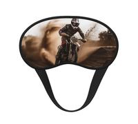 Masque de sommeil pour les yeux en soie avec sangle élastique super douce pour le sommeil des yeux, masque de motocross occultant pour les yeux pour homme et femme