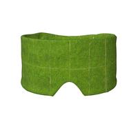 Masque de sommeil pour les yeux et les oreilles avec imprimé prairie verte - Cadeau doux pour homme et femme - Bandeau de voyage réglable pour yoga