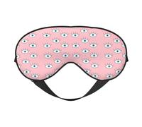 Masque de sommeil pour les yeux géométrique avec yeux ouverts avec sangle réglable, bloquant les lumières, cache-yeux doux et respirant, masque de sommeil pour hommes et femmes, motif-20