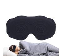 Masque de sommeil pour les yeux - Masque de sommeil 3D confortable pour les déplacements - Protection des yeux bloquant la lumière pour femme - Homme, avion, voyage, trains