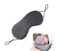 Masque de sommeil pour les yeux - Masque de sommeil en soie glacée bloquant la lumière - Protection des yeux - Pour femmes et hommes - Pour les personnes dormant légèrement, les voyageurs, la maison
