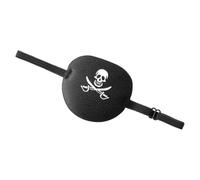 Masque de sommeil pour les yeux - Masque pour les yeux - Patch médical réglable - Taches oculaires de pirate confortables - Patchs noirs - Aveugle pirate - Aveugle portable doux pour la peau