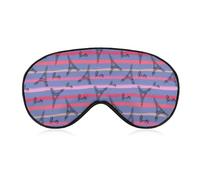 Masque de sommeil pour les yeux Paris Tower Stripes, masques pour les yeux super doux avec sangle réglable, aide au sommeil ultime, bandeau sur les yeux, détendez-vous et soulagez votre fatigue, yeux