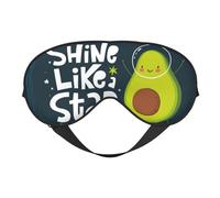 Masque de sommeil pour les yeux pour homme et femme - Avocat dans l'espace - Masque de voyage doux pour les yeux - Masque de sommeil occultant à boucle réglable pour homme et femme - Bandeau amusant