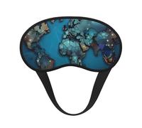 Masque de sommeil pour les yeux pour homme et femme, doux et confortable, masque de sommeil occultant pour voyage, yoga, sieste, travail, carte de dessin animé