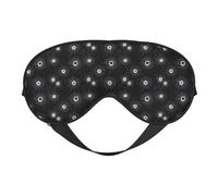 Masque de sommeil pour les yeux pour homme et femme - Motif toile d'araignée foncée A avec boucle réglable - Masque de sommeil occultant et confortable pour homme et femme - Bandeau amusant pour jeux