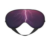 Masque de sommeil pour les yeux pour homme et femme - Violet orage violet avec boucle souple réglable - Masque de sommeil pour homme et femme - Masque de sommeil amusant pour jeux de fête
