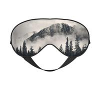 Masque de sommeil pour les yeux Smokey Mountain Cliff - Lisse - Doux - Réglable - Pour le repos et les voyages
