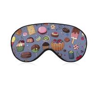 Masque de sommeil pour les yeux Sweet Collection, masques pour les yeux super doux avec sangle réglable, aide au sommeil ultime, bandeau sur les yeux, détendez-vous et soulagez votre fatigue, yeux gon