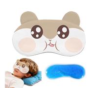 Masque de sommeil pour - Masque pour les yeux doux et léger - Pour la nuit, le dessin animé - Pour la maison, les voyages, la sieste, la détente et le repos en avion