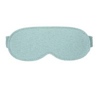 Masque de Sommeil pour Yeux Respirant en Tissu et Mousse Vert | Coussinage Doux Contour Oculaire, Texture, pour Voyage en Bus, Avion et Repos