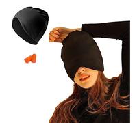 Masque de sommeil, réduction du bruit et obscurité, bonnet de sommeil, Unisexe, masque de sommeil ne serre pas la tête et ne tombe pas facilement, adapté pour la maison et les voyages