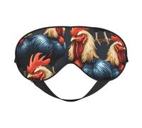 Masque de sommeil respirant avec imprimé carlin mignon pour l'extérieur, l'intérieur, le voyage, le camping, la méditation, le yoga, le travail