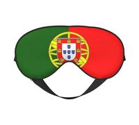 Masque de sommeil respirant avec imprimé drapeau portugais pour l'extérieur, l'intérieur, le voyage, le camping, la méditation, le yoga, le travail