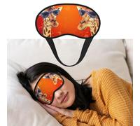 Masque de sommeil respirant bloquant la lumière - Girafe portant des lunettes de soleil - Bandeau doux et confortable pour la nuit - Pour homme et femme - Pour la sieste à la maison