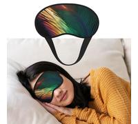 Masque de sommeil respirant bloquant la lumière - Masque de nuit doux et confortable pour homme et femme - Pour la sieste à la maison
