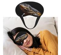 Masque de sommeil respirant bloquant la lumière pour reptiles - Masque de sommeil doux et confortable - Pour homme et femme - Pour la sieste à la maison