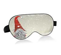 Masque de sommeil respirant pour les yeux de Noël Little Gnome, couverture de sommeil pour les yeux pour le repos d'été, bandeau élastique pour les femmes et les hommes