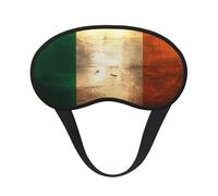 Masque de sommeil rétro avec drapeau irlandais - Doux et respirant - Pour voyage, yoga, méditation, camping