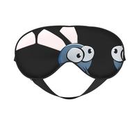 Masque de sommeil réversible avec ailes d'insectes et yeux - Motif dessin animé - Idéal pour le camping, la méditation et les quarts de travail - Ajustement parfait - Pas de fuite de lumière