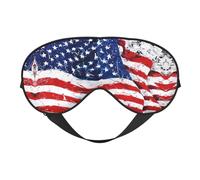 Masque de sommeil réversible avec imprimé drapeau américain, idéal pour le camping, la méditation et les quarts de travail, ajustement parfait, pas de fuite de lumière