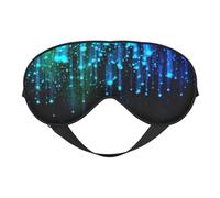 Masque de sommeil réversible avec imprimé étoiles, idéal pour le camping, la méditation et les quarts de travail, ajustement parfait, pas de fuite de lumière