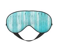 Masque de sommeil réversible avec motif planches de bois, idéal pour le camping, la méditation et les quarts de travail, ajustement parfait, pas de fuite de lumière