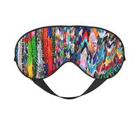 Masque de sommeil réversible en papier origami imprimé grues, idéal pour le camping, la méditation et les quarts de travail, ajustement parfait, pas de fuite de lumière