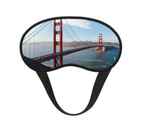 Masque de sommeil San Francisco Golden Gate Bridge pour femmes, filles et hommes, masque doux et confortable avec sangle réglable pour les yeux, occultant, pour voyage, yoga, sieste, travail