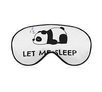 Masque de sommeil Si vous m'aimez, laissez-moi dormir Masque pour les yeux bandeau avec sangle réglable Funny Sleepy Panda Soft Eye Cover pour bloquer les lumières