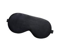 Masque De Sommeil Soie Lot de 3 masques de sommeil en soie véritable avec sangle réglable for bloquer la lumière et réduire les poches sous les yeux. Pour Dormir Siestes Méditation(Black)
