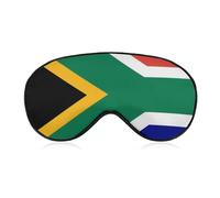 Masque de sommeil souple de voyage avec drapeau de l'Afrique du Sud, cache-yeux occultant pour les yeux