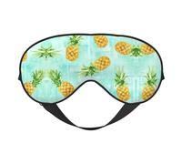 Masque de sommeil tendance en forme d'ananas bloquant la lumière pour les yeux de nuit Cadeau essentiel pour homme et femme