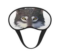 Masque de sommeil tête de loup, doux et confortable pour homme, femme, masque de sommeil confortable
