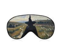 Masque de sommeil The Witch of Darkness avec sangle réglable pour les yeux - Masque de voyage pour les yeux - Cache-yeux doux pour le yoga