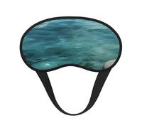 Masque de sommeil Tranquil à imprimé d'eau pour les personnes dormant sur le côté, masque occultant en forme de coupe, pour homme et femme