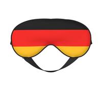 Masque de sommeil ultra doux avec imprimé drapeau de l'Allemagne bloquant la lumière pour un sommeil profond en voyage à la maison