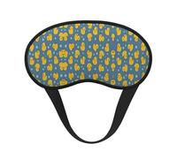 Masque de sommeil ultra-doux pour dormir la nuit, faire du yoga ou voyager - Masque occultant Fun Ducks Art pour les personnes dormant sur le côté