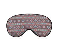 Masque de sommeil unisexe bloquant la lumière de style ancien d'Asie centrale, adapté aux siestes à la maison, au bureau et dans les avions
